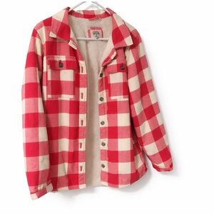 Outdoor Kids Pink and Cream Sherpa Jacket